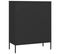 Commode Noir 80x35x101,5 Cm Acier