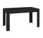 vidaXL Table à Manger Rectangulaire Noir 140x74,5x76 cm Bois d'Ingénierie Dîner Repas Cuisine