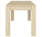 vidaXL Table à Manger Rectangulaire Chêne Sonoma 140x74,5x76 cm Bois d'Ingénierie Dîner Repas