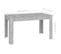 vidaXL Table à Manger Rectangulaire Gris Béton 140x74,5x76 cm Bois d'Ingénierie Dîner Repas Cuisine