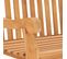 Banc De Jardin 114 Cm Bois De Teck Solide