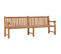 Banc De Jardin 228 Cm Bois De Teck Solide