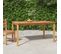 Table à Dîner De Jardin 150x90x75 Cm Bois Massif De Teck