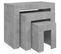 Tables Basses Gigognes 3 PCs Gris Béton Aggloméré