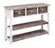 Buffet Marron Antique 108x30x76 Cm Bois De Paulownia Massif