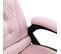 Chaise De Bureau De Massage Rose Velours