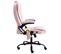 Chaise De Bureau De Massage Rose Velours