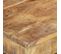 Table Basse 45x45x40 Cm Bois De Manguier Massif