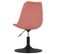 Chaises À Dîner Pivotantes 4 PCs Rose Velours