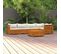 Salon De Jardin 6 PCs Avec Coussins Bois D'acacia Solide