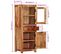 Buffet Haut 40x34x110 Cm Bois Massif D'acacia