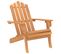 Chaise De Jardin Adirondack Bois D'acacia Massif