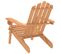 Chaise De Jardin Adirondack Bois D'acacia Massif