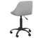 Chaise De Bureau Gris Clair Velours