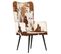 Fauteuil Accoudoir Vintage En Cuir Véritable Orwell