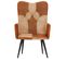 Fauteuil Accoudoir Vintage En Cuir Véritable Orwell