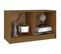 Meuble TV Marron Miel 70x33x42 Cm Bois De Pin Massif