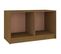 Meuble TV Marron Miel 70x33x42 Cm Bois De Pin Massif