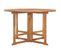 Table De Jardin Pliable Ø110x75 Cm Bois Massif De Teck