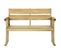 Banc De Jardin 121 Cm Bois De Pin Imprégné