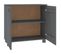 Buffet Hamar Gris Foncé 85x35x80 Cm Bois Massif De Pin