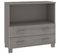 Buffet Hamar Gris Clair 85x35x80 Cm Bois Massif De Pin