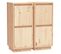 Buffets 2 PCs 31,5x34x75 Cm Bois Massif De Pin