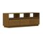 Meuble TV Marron Miel 140x37x50 Cm Bois De Pin Massif