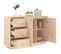 Buffet 111x34x75 Cm Bois Massif De Pin