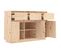 Buffet 110x34x75 Cm Bois Massif De Pin