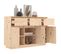 Buffet 110x34x75 Cm Bois Massif De Pin