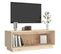 Meuble TV 90x35x35 Cm Bois De Pin Massif