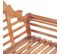 Banc De Jardin 127x58,5x92,5 Cm Bois Massif De Teck