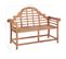 Banc De Jardin 127x58,5x92,5 Cm Bois Massif De Teck