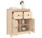 Buffet 70x35x80 Cm Bois Massif De Pin