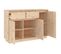 Buffet 110x34x75 cm bois massif de pin