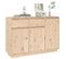 Buffet 110x34x75 cm bois massif de pin