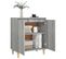 Buffet Sonoma Gris 60x35x70 Cm Bois Contreplaqué