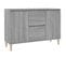 Vidaxl Buffet Avec Tiroirs Sonoma Gris 103,5x35x70cm Bois Contreplaqué Armoire Latérale De Rangement