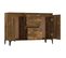 Buffet Chêne Fumé 104x35x70 Cm Bois Contreplaqué