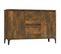 Buffet Chêne Fumé 104x35x70 Cm Bois Contreplaqué