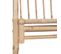 Banc De Jardin Avec Pergola 116 Cm Bambou