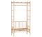 Banc De Jardin Avec Pergola 116 Cm Bambou