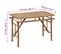 Table De Jardin Pliable 115x50x75 Cm Bambou