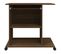 Bureau D'ordinateur Chêne Marron 80x50x75 Cm Bois Contreplaqué