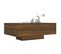 Table Basse Chêne Marron 85x55x31 Cm Bois Contreplaqué