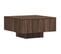 Table Basse Chêne Marron 60x60x31,5 Cm Bois Contreplaqué