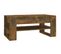 Table Basse Chêne Fumé 102x55x45 Cm Bois Contreplaqué