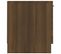 Meuble TV Chêne Marron 140x35x40 Cm Bois Contreplaqué