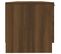 Meuble TV Chêne Marron 102x35x36,5 Cm Bois Contreplaqué